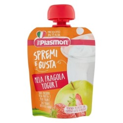Plasmon Spremi e Gusta Apfel-Erdbeer-Joghurt 85 g