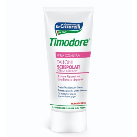 Timodore
Talloni screpolati
crema intensiva
Azione riparatrice, emolliente idratante, con urea
efficace in 3 giorni