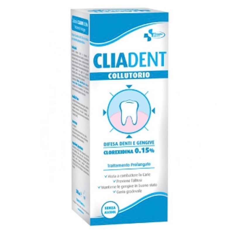 Cliadent bain de bouche chlorhexidine 0,15% 200ml