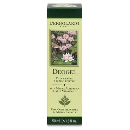 L'Erbolario
Deogel
Deodorante a lungo effetto
alla menta acquatica & alla vitamina E
