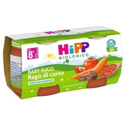 Hipp Biologico
omogeneizzato
baby sugo
ragù di carne
dall'8° mese compiuto
confezione 2 vasetti da 80 g