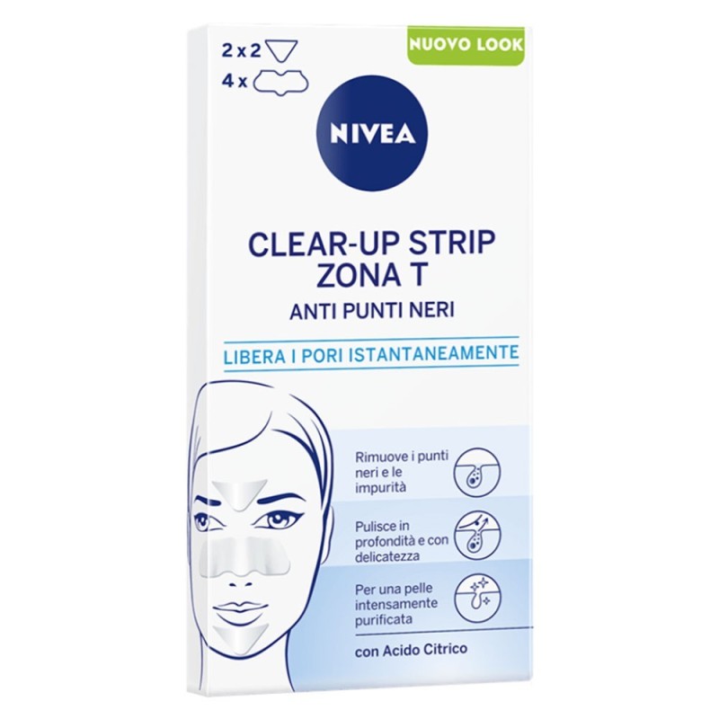 Nivea
Visage
Clear-up Strip zona T
Anti punti neri