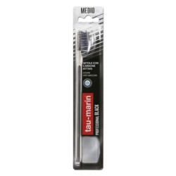 Tau-Marin
professional 27 black
spazzolino medio
Setole carbone attivo
azione antimacchia