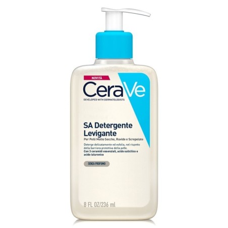 CeraVe
SA detergente levigante
Per pelli molto secche, ruvide e screpolate.