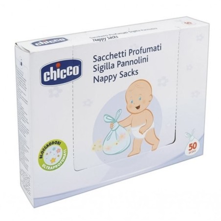 Chicco
sacchetti profumati
sigilla pannolini
bloccaodori | ultraprofumati
confezione da 50 pezzi
