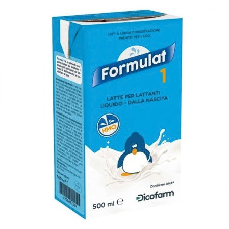 Formulat 1
latte per lattanti
Liquido - dalla nascita
Contiene DHA