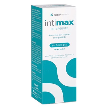 Intimax
detergente specifico per l'igiene ano-genitale
ph fisiologico
