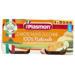 Plasmon
omogeneizzato
carote patate zucchine
100% naturale
4 mesi+