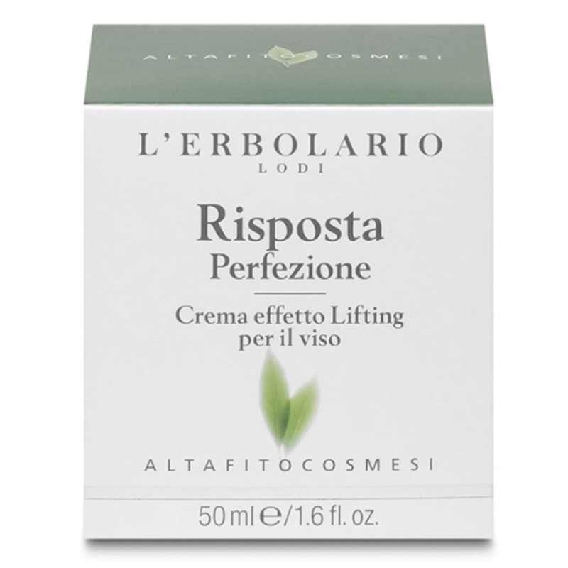 L'erbolario
Risposta perfezione
Crema effetto lifting per il viso
Vasetto da 50 ml