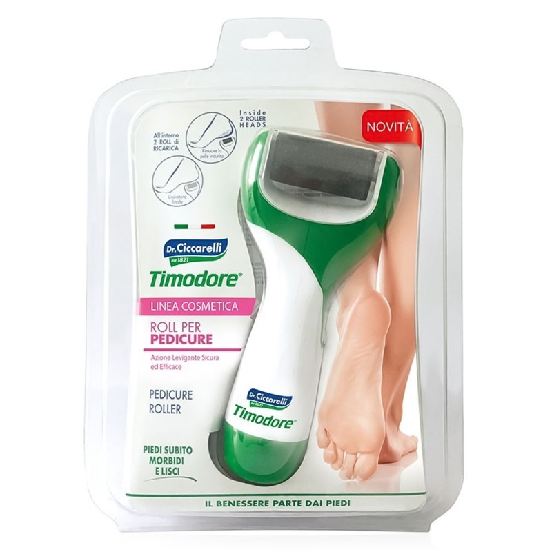 Dr. Ciccarelli
Timodore
roll per pedicure
Azione levigante sicura ed efficace
piedi subito morbidi e lisci