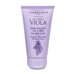 L'erbolario
Accordo viola
crema vellutante per le mani
Profumata emulsione protettiva per le mani