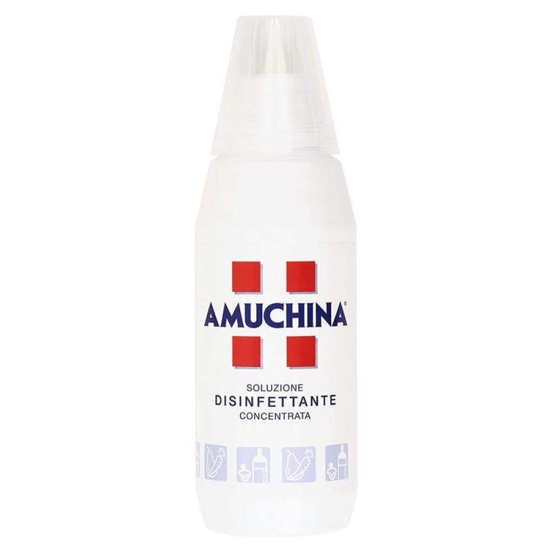Amuchina
soluzione disinfettante
concentrata
Flacone da 500 ml