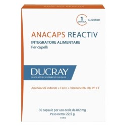 Ducray
Anacaps reactiv
Integratore alimentare per capelli, situazione occasionale