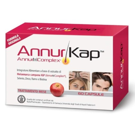 AnnurKap
AnnurtiComplex
Integratore alimentare a base di estratto di Melannurca campana IGP