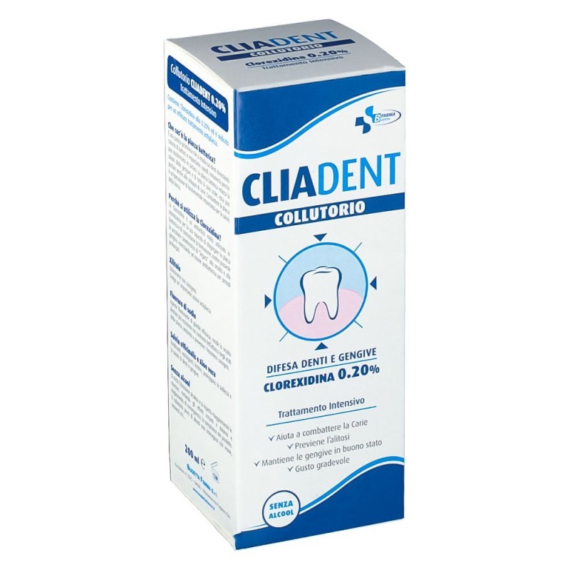 Cliadent Bain de bouche à la chlorhexidine 0.20% 200 ml