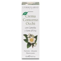 L'Erbolario
Crema contorno occhi
Crema contorno occhi con Camelia e Semi d’Uva.