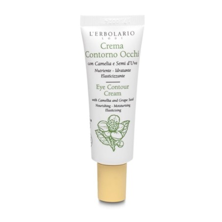 L'Erbolario
Crema contorno occhi
Crema contorno occhi con Camelia e Semi d’Uva.