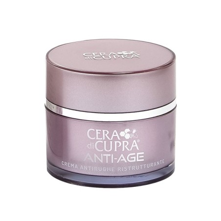 Cera di Cupra
anti-age
crema antirughe ristrutturante notte
dona tono e nutrimento alla pelle
Vasetto da 50 ml