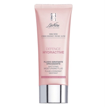 BioNike
Defence
hydractive
fluido idratante opacizzante
Trattamento idratante e detossinante dalla texture setosa e leggera