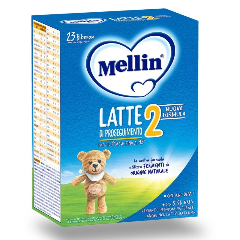Mellin 2
Latte In Polvere
dopo il 6° mese fino al 12°
confezione da 700 g