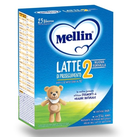 Mellin 2
Latte In Polvere
dopo il 6° mese fino al 12°
confezione da 700 g