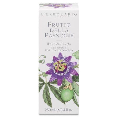 L'Erbolario
Frutto della passione
bagnoschiuma
Con estratti di fiori e frutti di passiflora