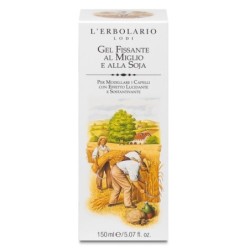 L'Erbolario
Gel fissante
al miglio e alla soja
Per modellare i capelli con effetto lucidante e sostantivante