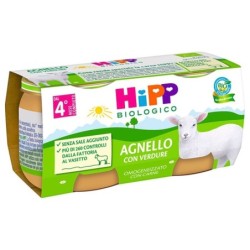 Hipp biologico
omogeneizzato
agnello con verdure
dal 4° mese
confezione 2 vasetti da 80 g