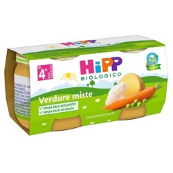 Hipp biologico
omogeneizzato
verdure miste
dal 4° mese
confezione 2 vasetti da 80 g