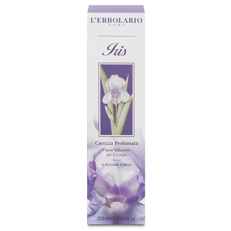 L'Erbolario
Iris
carezza profumata
Fluido vellutante per la pelle del corpo
Flacone da 150 ml