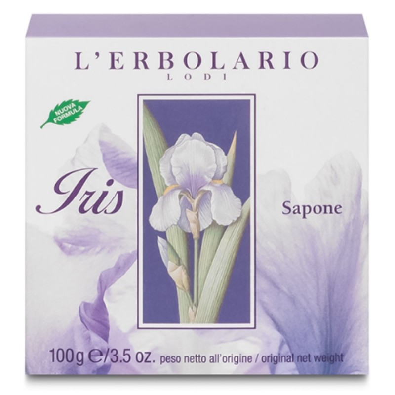 L'Erbolario
Iris
sapone profumato
Panetto di sapone, dall’impasto morbido e cremoso, al soave profumo di Iris.