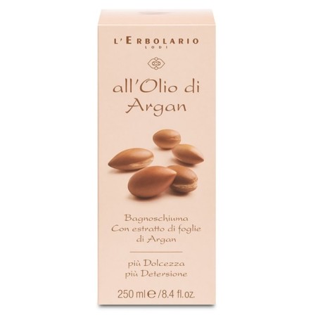 L'erbolario
Olio di Argan
bagnoschiuma
Cremoso detergente delicato per il corpo con Estratto di Foglie di Argan