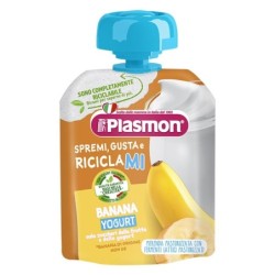Plasmon
spremi, gusta  e riciclami
banana yogurt
solo zuccheri della frutta e dello yogurt