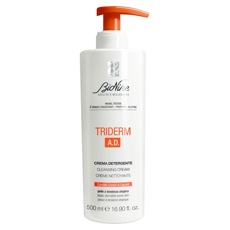 BioNike
Triderm A.D.
crema detergente
Syndet corpo e capelli