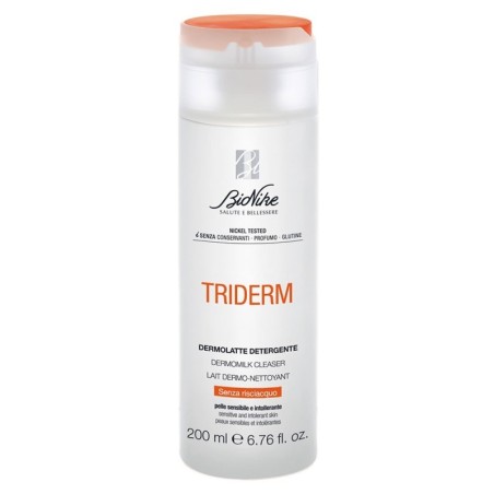 BioNike
Triderm
dermolatte detergente
senza risciacquo, per pelle sensibile e intollerante
