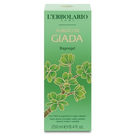 L'erbolario
Albero di Giada
bagnogel
dal profumo verde e fiorito con il 96% di ingredienti di origine naturale.