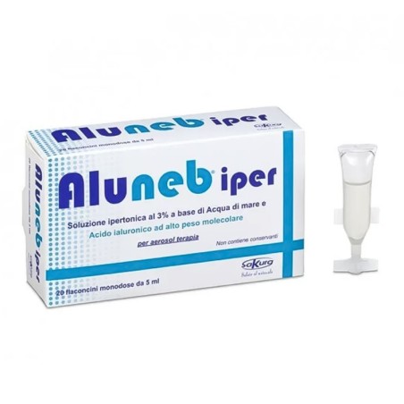 Aluneb iper
soluzione ipertonica al 3%a base di acqua di mare e acido ialuronico ad alto peso molecolare
