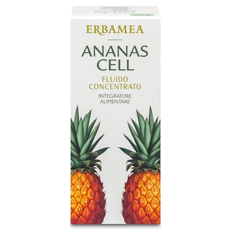 Erbamea
Ananas Cell
fluido concentrato
con Succo ed Estratto secco di Ananas
