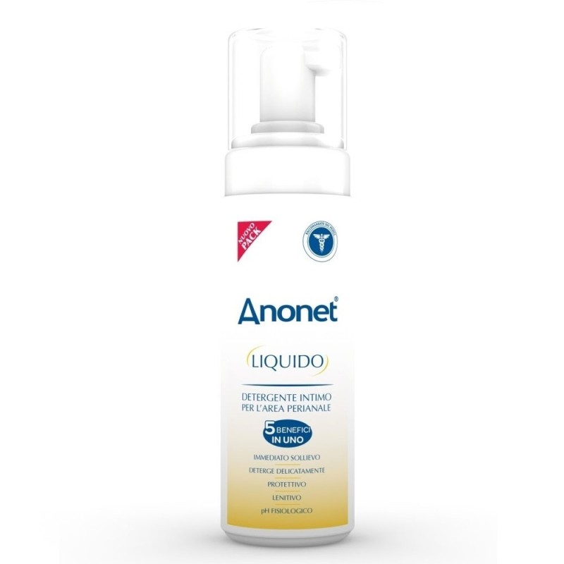 Anonet
Liquido
Detergente intimo per l'area perianale