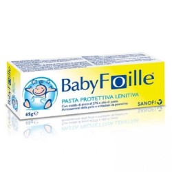 Baby Foille
pasta protettiva lenitiva
Con ossido di zinco al 27% e olio di pesce