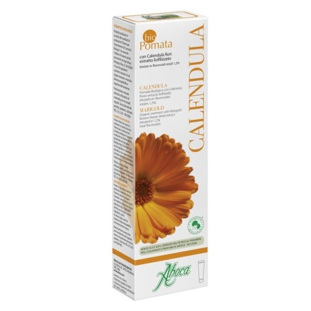 Biopomata
calendula
con calendula fiori estratto liofilizzato
titolato in flavonoidi totali 1,2%