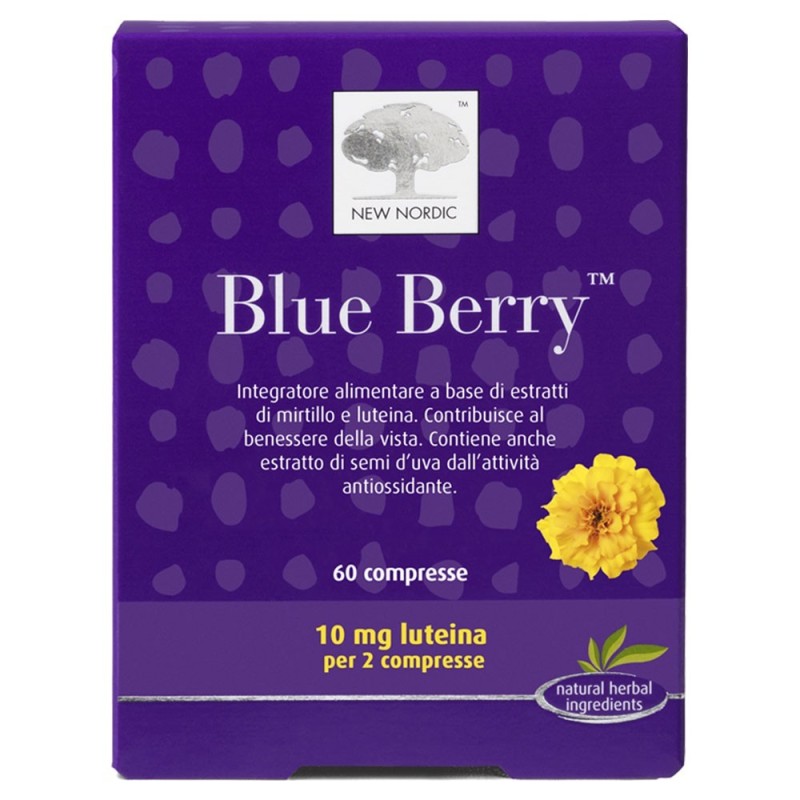 Blue Berry
Integratore alimentare a base di estratti i mirtillo e luteina. Contribuisce al benessere della vista.