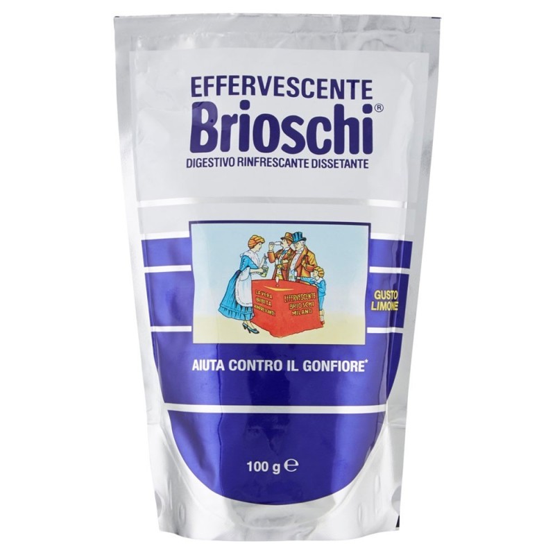 Brioschi
effervescente
digestivo rinfrescante dissetante
aiuta contro il gonfiore
