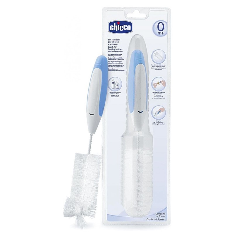 Chicco
set scovolino per biberon e accessori
Per garantire igiene ai tuoi prodotti