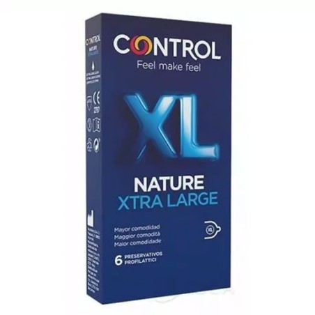 Control
feel make feel
XL nature xtra large
profilattici
maggior comodità
scatola 6 profilattici