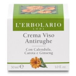L'Erbolario
Crema antirughe antirughe
Ricco trattamento anti-età con Calendula, Carota e Ginseng
vasetto da 30 ml