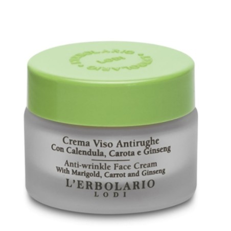 L'Erbolario
Crema antirughe antirughe
Ricco trattamento anti-età con Calendula, Carota e Ginseng
vasetto da 30 ml