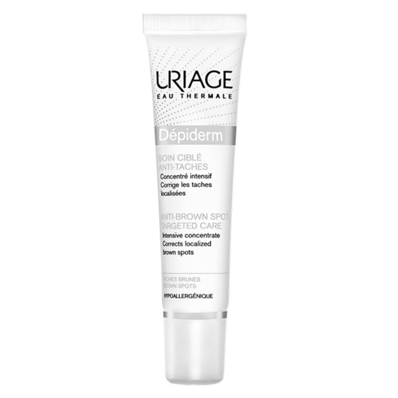 Uriage
Dépiderm
trattamento localizzato anti-macchie
Ideale per viso, mani, scollatura