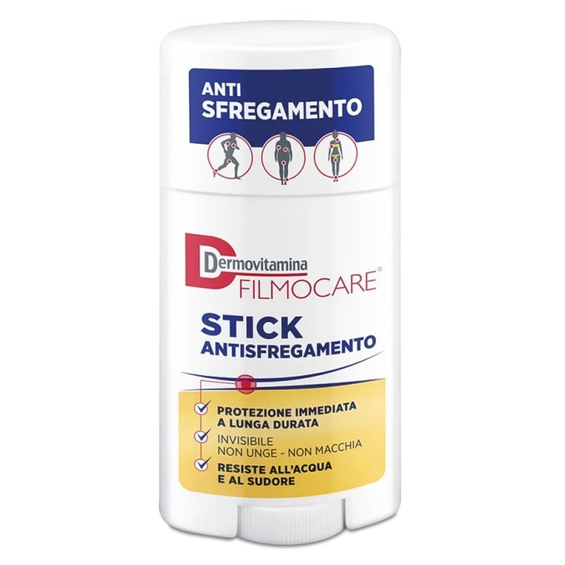 Dermovitamina
filmocare
stick antisfregamento
protezione immediata a lunga durata
