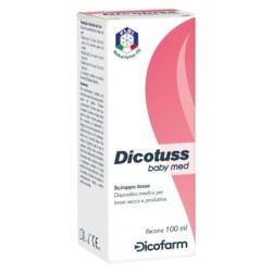 Dicotuss
baby med
Sciroppo tosse
Dispositivo medico per tosse secca e produttiva